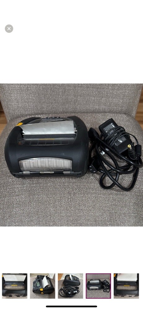 Zebra QLn420 Mobile Label Printer with Power Adapter