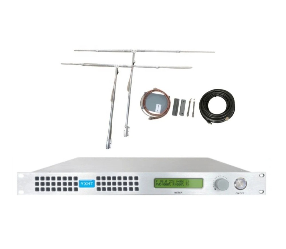 💥YXHT-250FM Transmitter with Antennas Power Divider And Cables New, US Seller💥