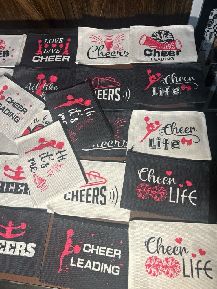 Cheerleading Makeup Pouches
