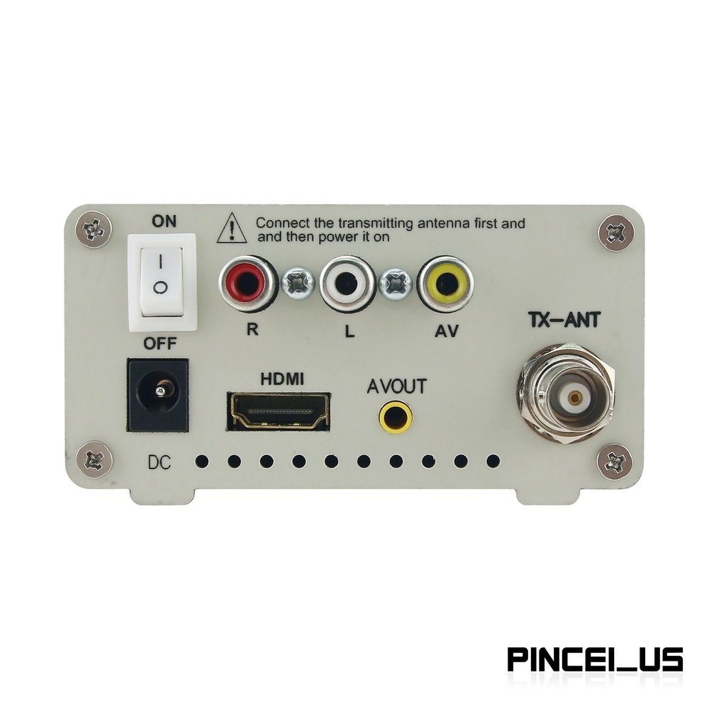 TV-TX200 VHF/UHF Analog TV Transmitter HD/AV Input Analog Signal Transmitter
