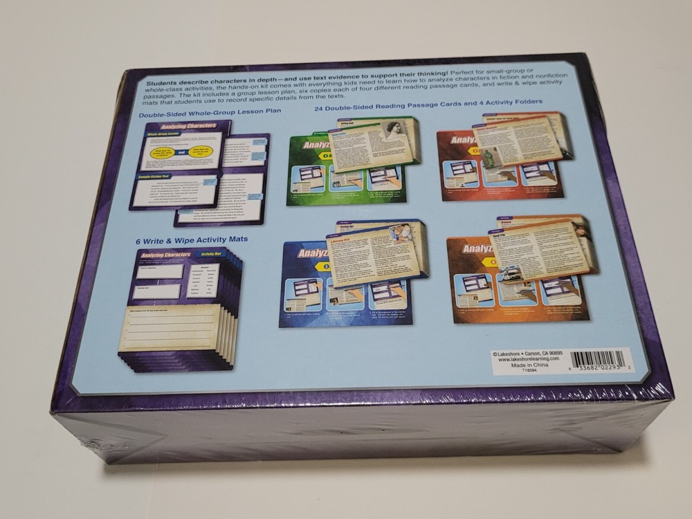 Lakeshore Finding Evidence Comprehension Kit "Analyzing Characters" Grades 4-5