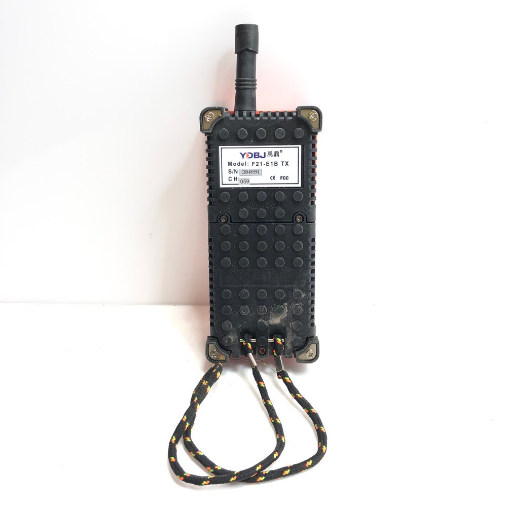 YDBJ F21-E1B Hoist Crane Wireless Remote Controller Transmitter Push Button