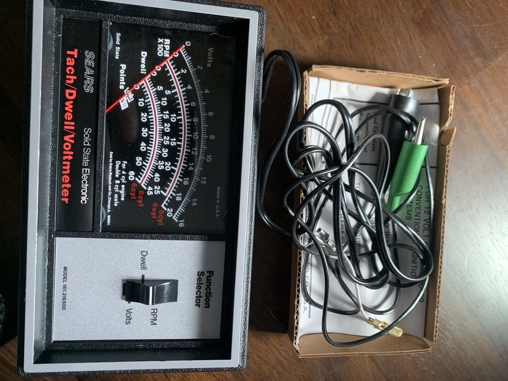 Like New Old Stock Sears Tach/Dwell/Voltmeter Testing Instruments
