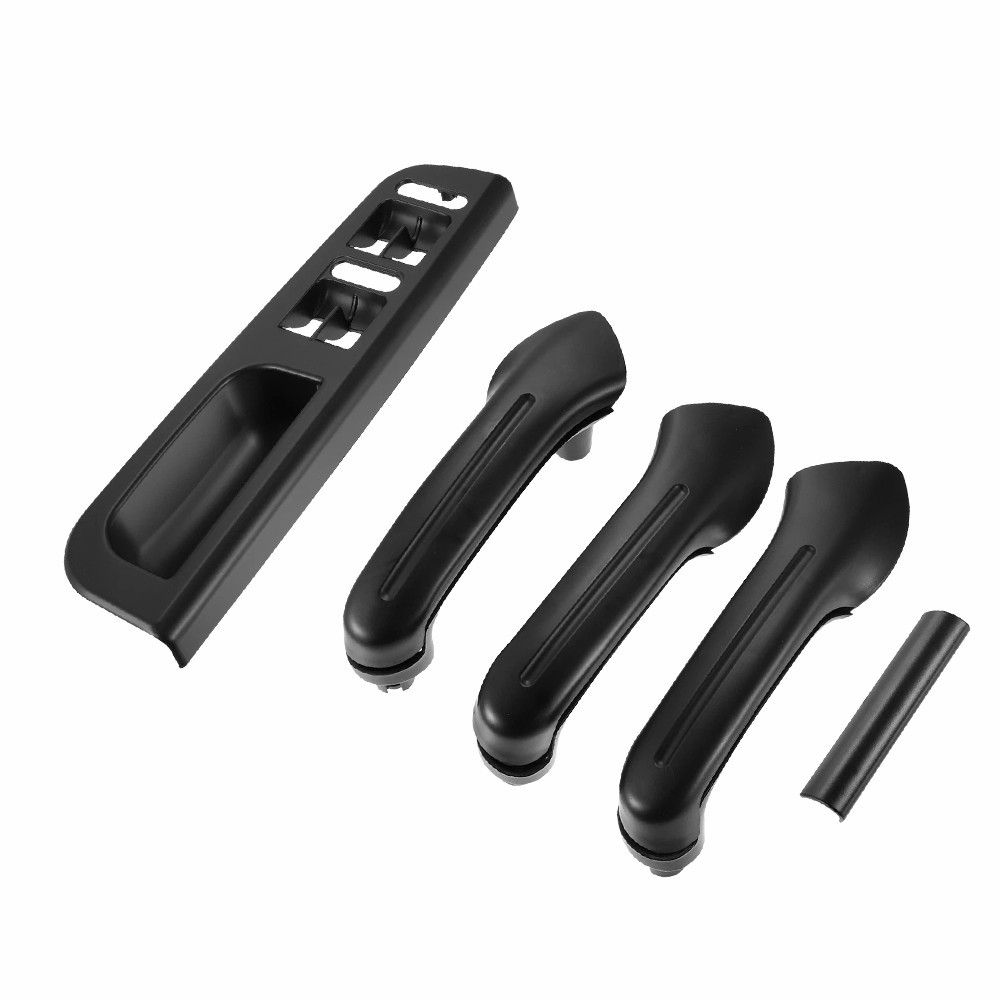 Master Window Switch Panel Bezel Door Handle Cover Set for VW Jetta MK4 1998-04