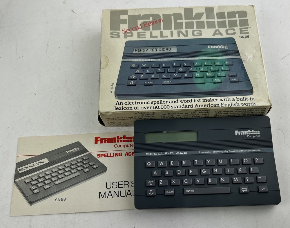 Franklin Spelling Ace Second Edition SA-98 electronic speller