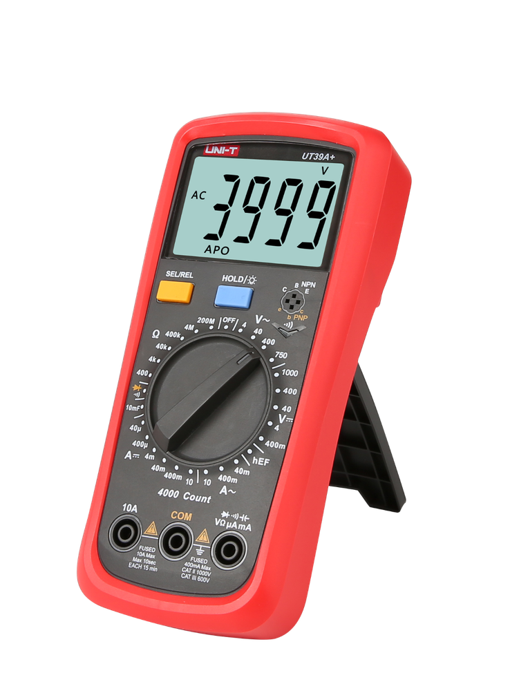 UNI-T UT39A+ Modern Digital Multimeter High Voltage Protection #
