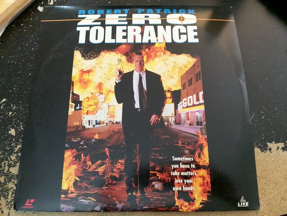 Laserdisc Zero Tolerance Movie Robert Patrick Mick Fleetwood