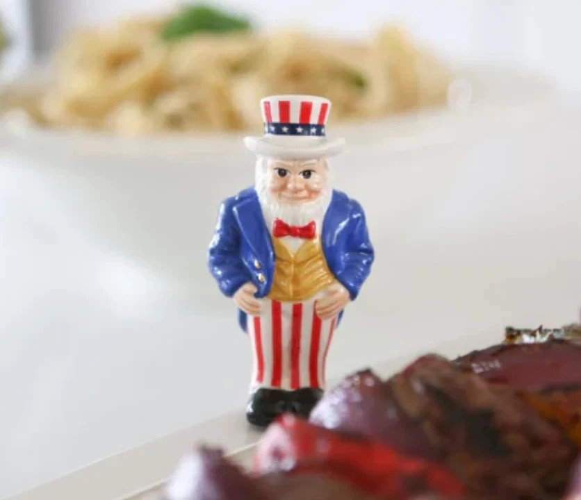 Nora Fleming All American Uncle Sam Mini A251 – Ceramic Decorative Insert