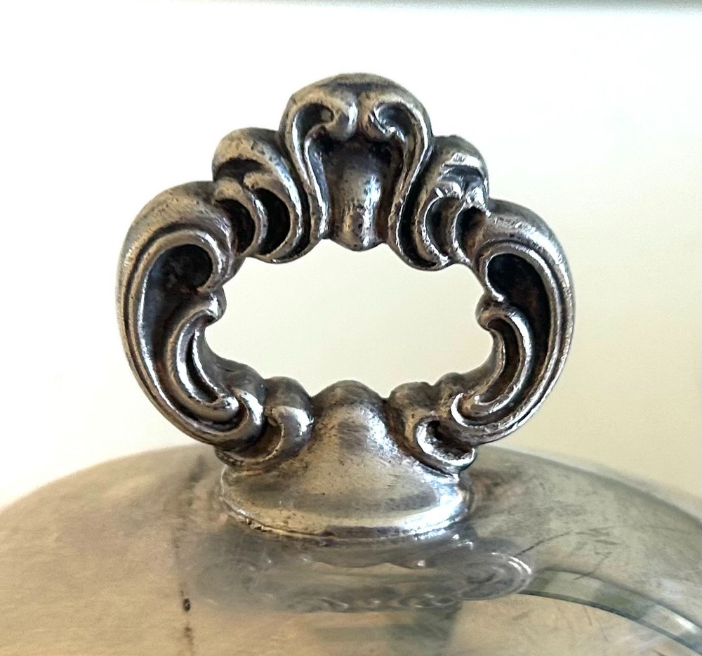 Gorham Heritage SIlverplate Fluted Rectangle Covered Serving Dish Tray Plate