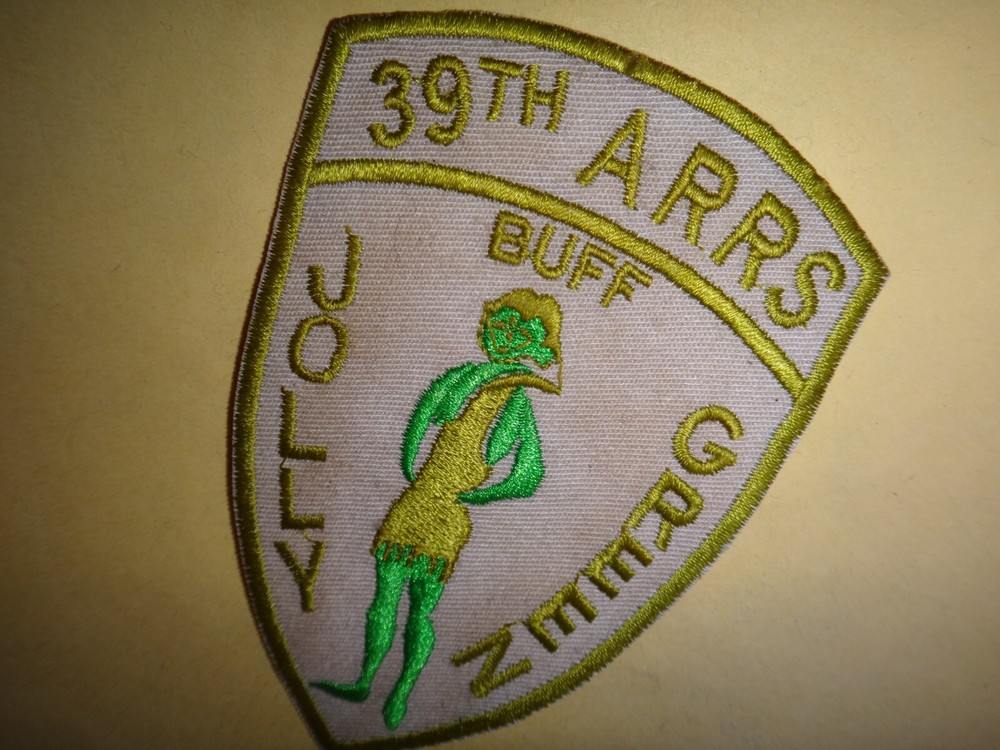 Vietnam War USAF 39th ARRS JOLLY GREEN BUFF Patch