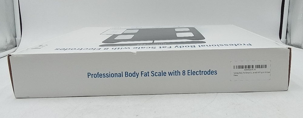 Professional Body Fat Scale With 8 Electrodes Black