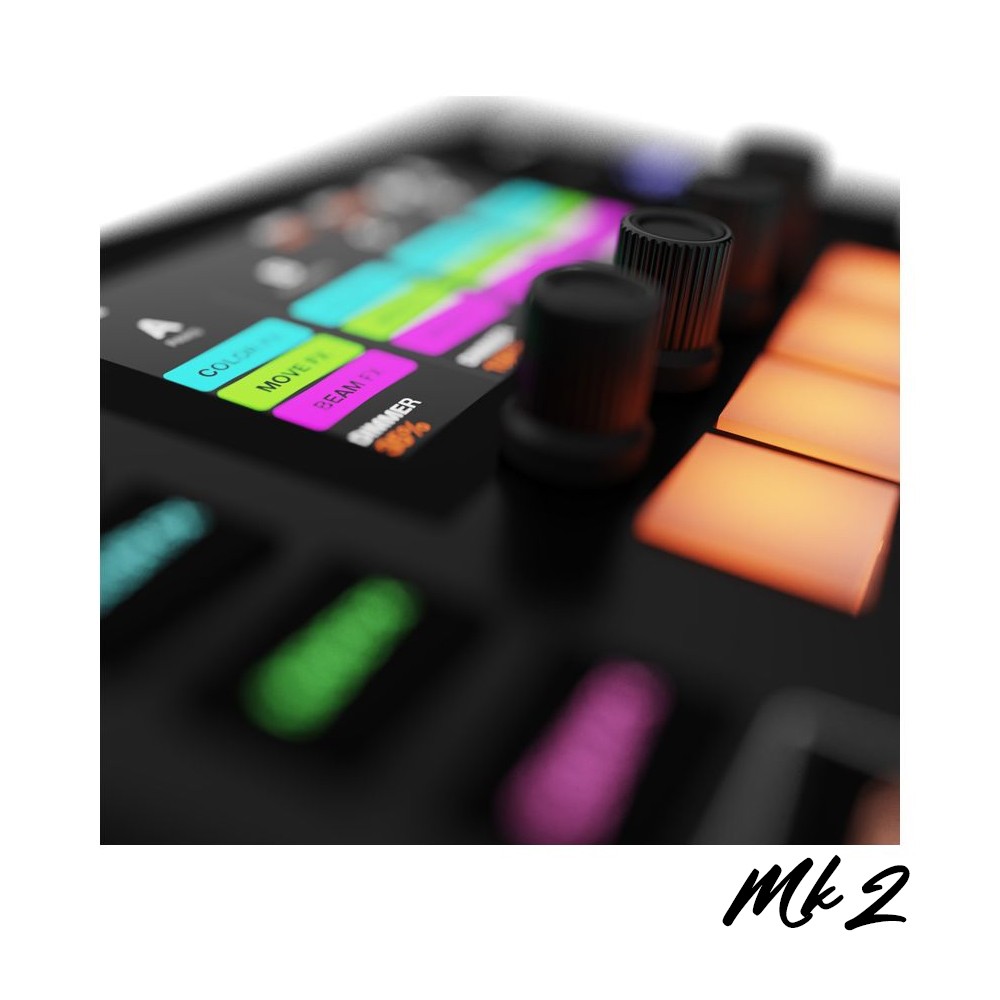 ADJ Wolfmix Mk2 standalone lighting control system w/ Carry Case + Cable Wraps