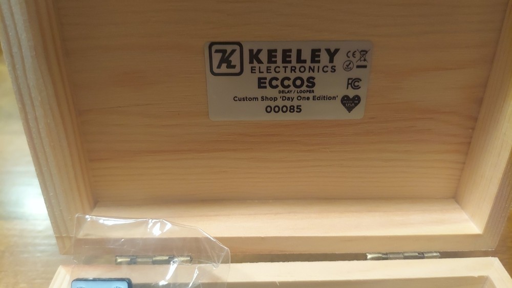 Keeley Electronics ECCOS Custom Shop Day One Delay Looper Pedal 00085