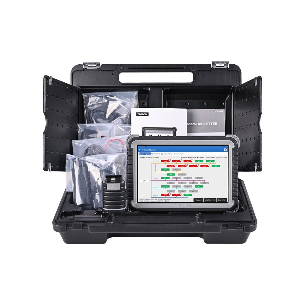 TOPDON Phoenix Plus Bidirectional OBD2 Scanner Diagnostic Tool ECU Coding