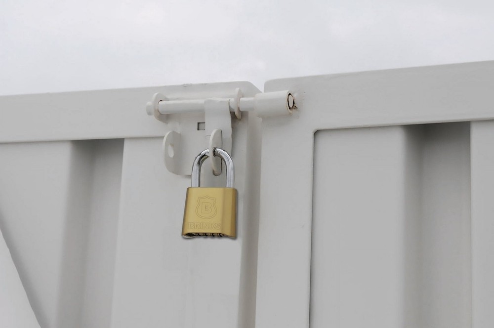 Brinks Solid Brass 50mm Resettable Combination Padlock with 1in Shackle