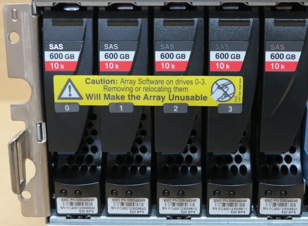 EMC VNX 5300 6.6Tb Storage Array With Data Mover And SPS Backup Power Supply