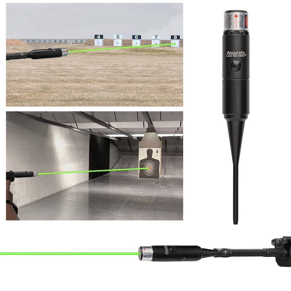 Professional Laser Bore Sight Kit Multiple Caliber Upgraded Green Bore Sighter