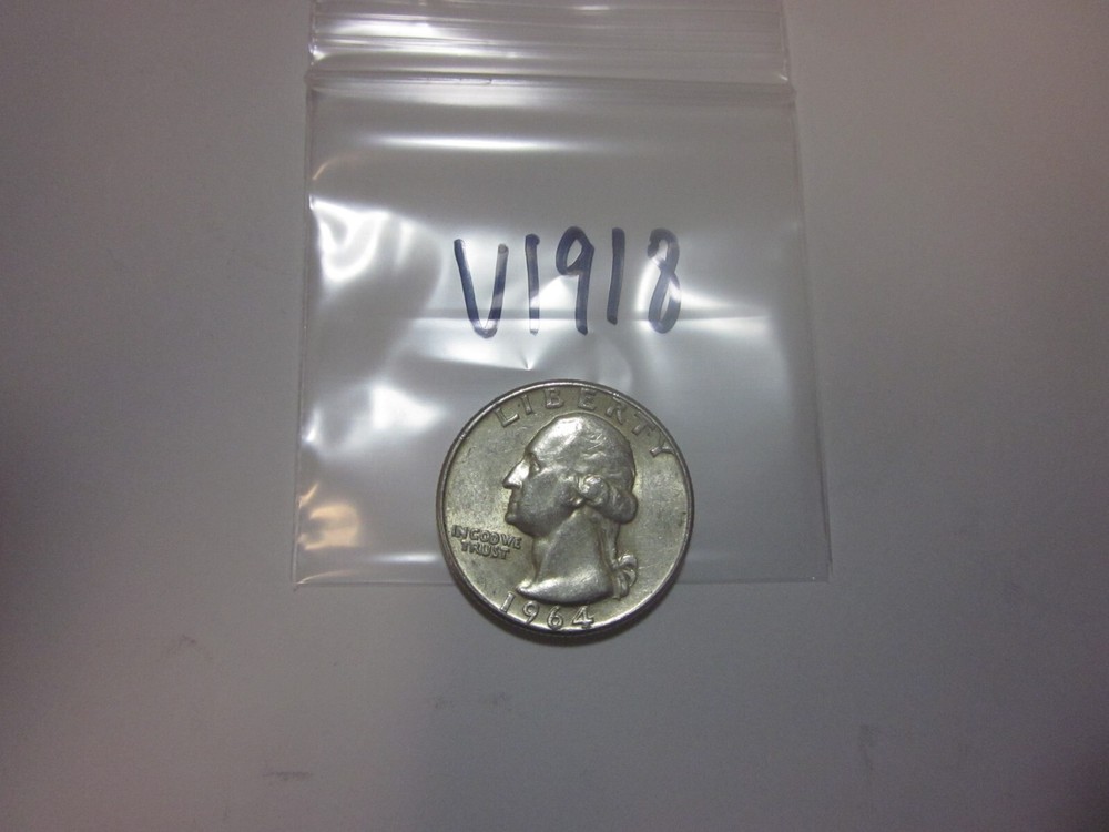 1964 Washington Silver Quarter 90% Silver