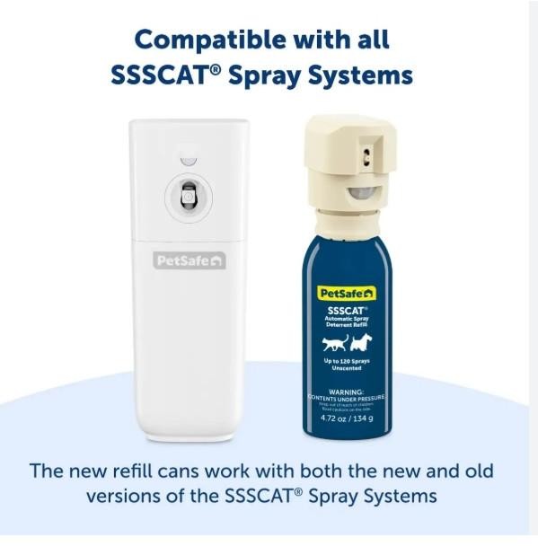 PetSafe Can Spray Refill SSSCat PPD00-17791 Pet Cat Deterrent Up to 120 Sprays