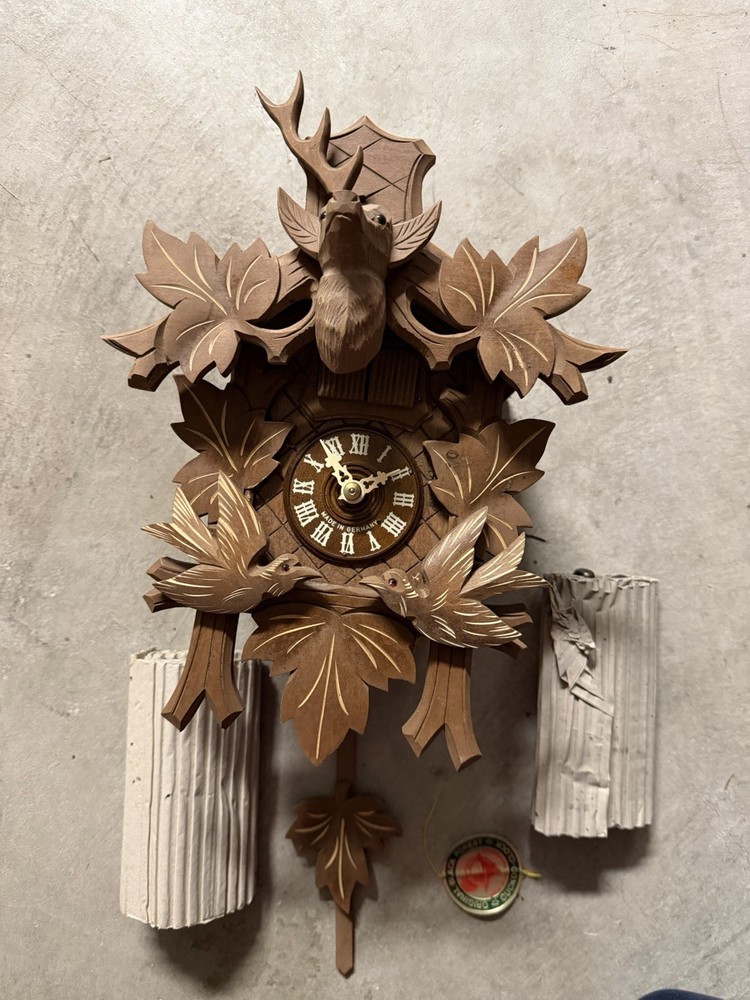 Vintage Small Hurbert Herr Cuckoo Clock 229/750 Read Description