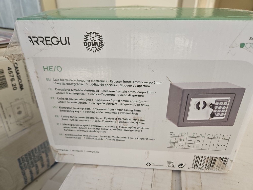 Arregui Domus HE/O Safe