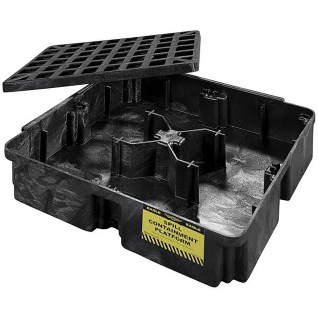 Eagle EGL-1633 1-Drum Modular Spill Containment Platform Unit without 15-Drain