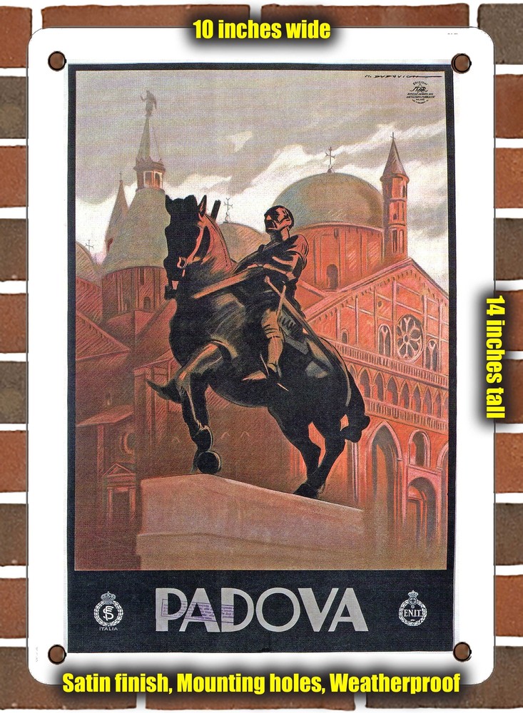 Metal Sign - 1930 Padua - 10x14 Inches