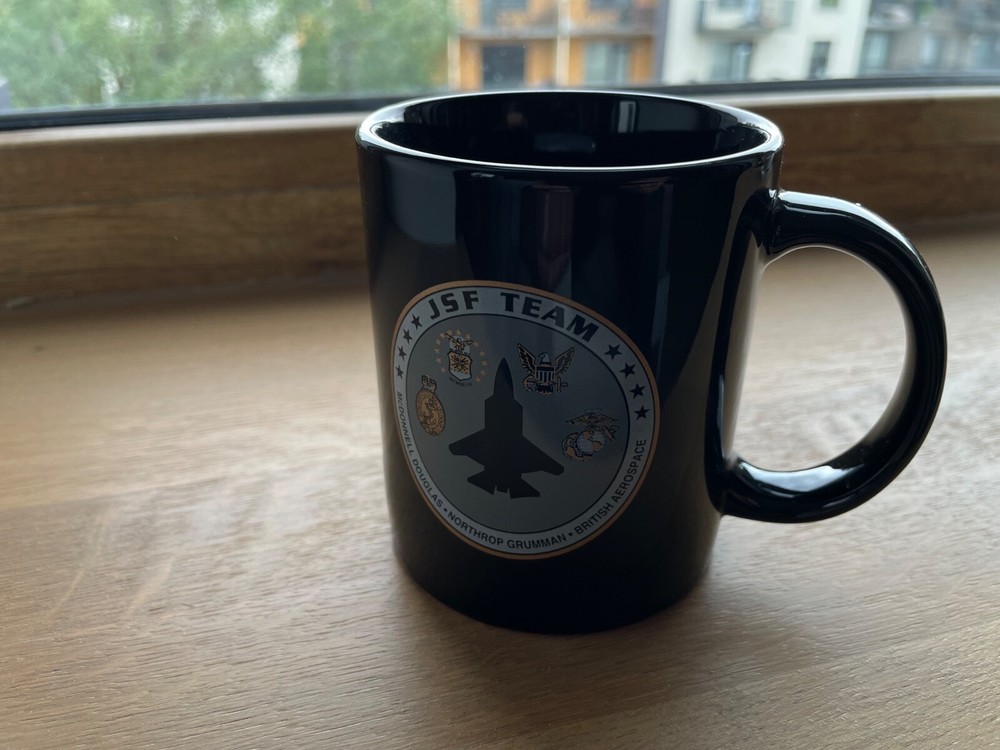 Joint Strike Force us army black mug collectable