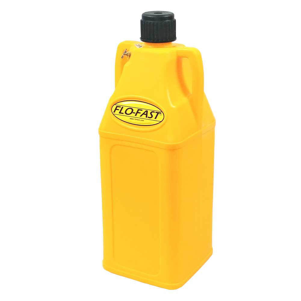 FLO-FAST 10.5 Gallon Gasoline Container - Yellow