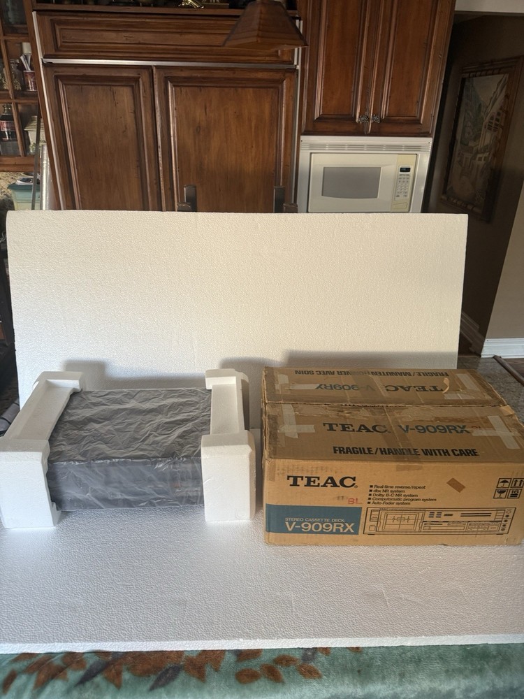 TEAC V-909RX Auto Reverse Stereo Cassette Deck – Tested, Working Order