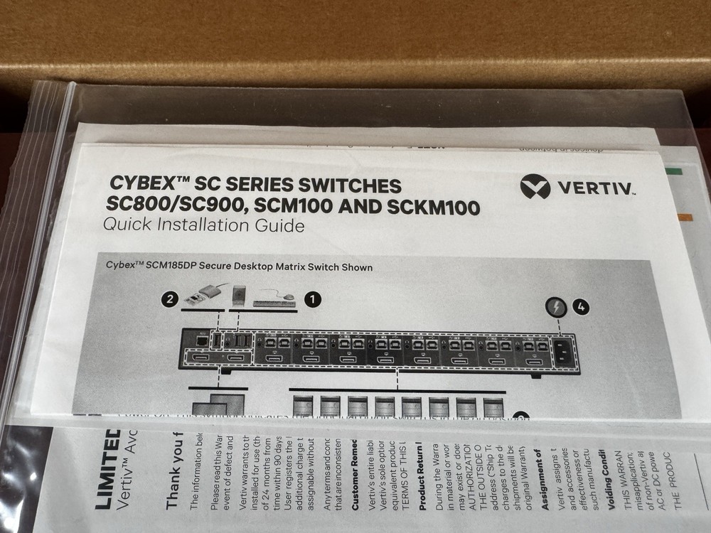 AVOCENT Cybex SC940 Secure KVM Switch - 4 Computer(s) - 1 Local User(s) *NEW*
