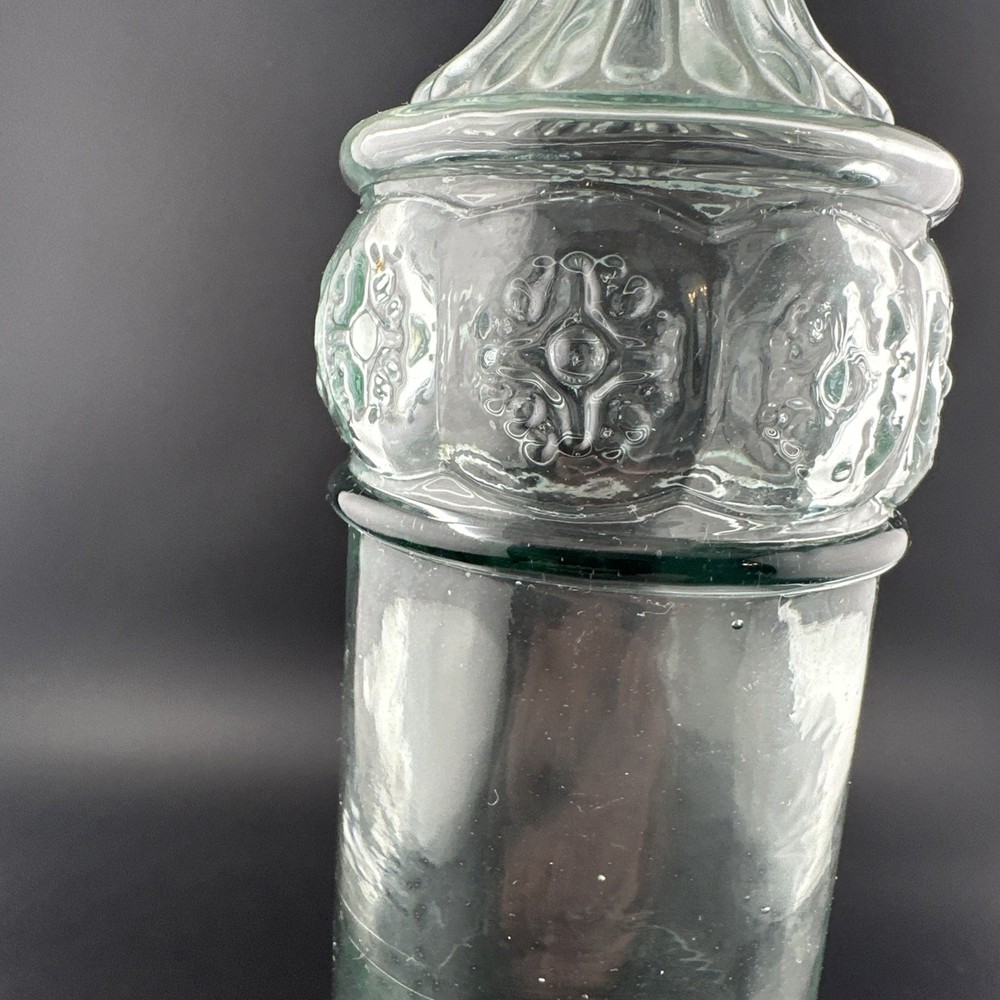 Art Deco Scroll Bottle 13" - Decor Display - Wine Bottle - Spain
