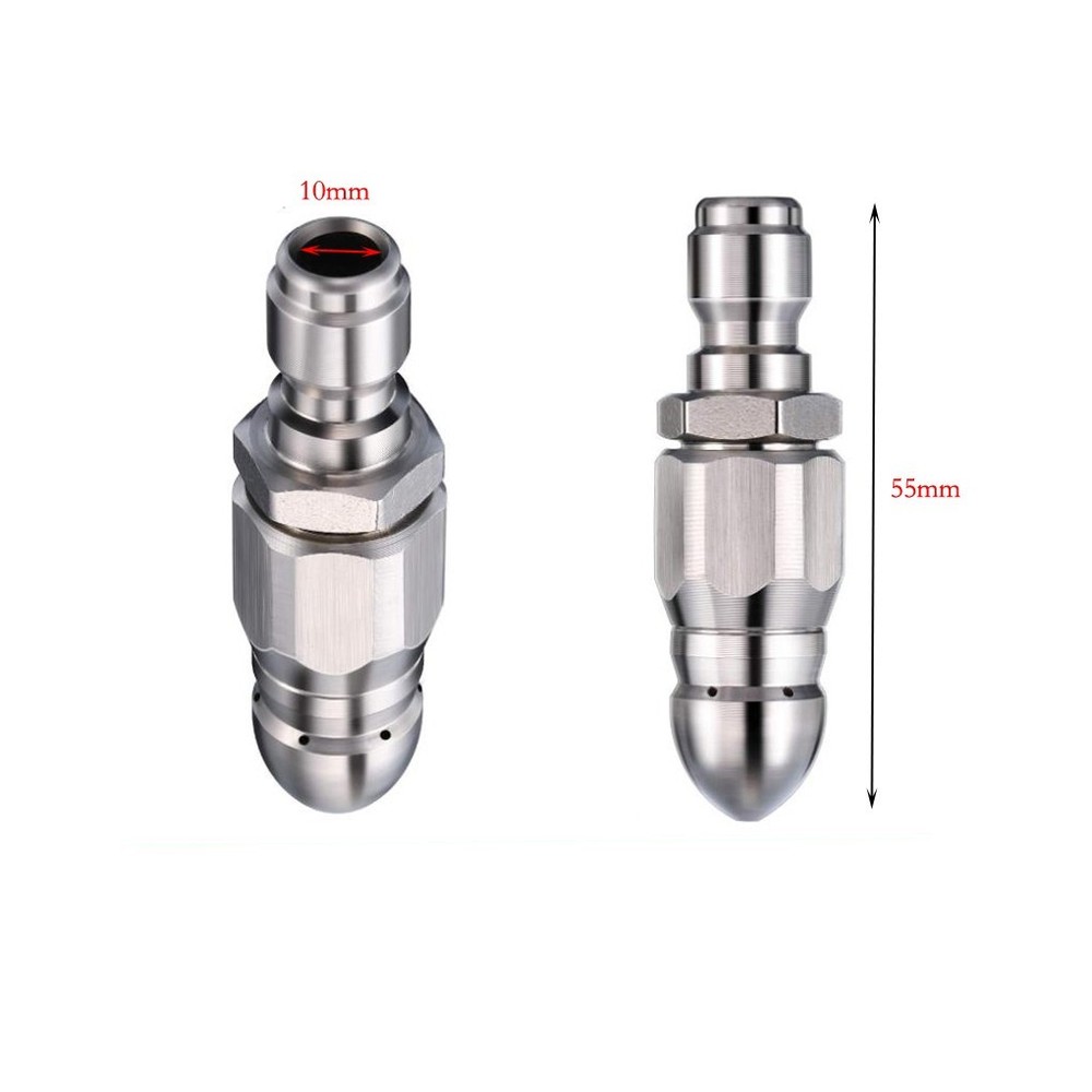 Drain Jetter Hose Pipe Cleaning Tool Precise Cleaning Technology 200g Weight