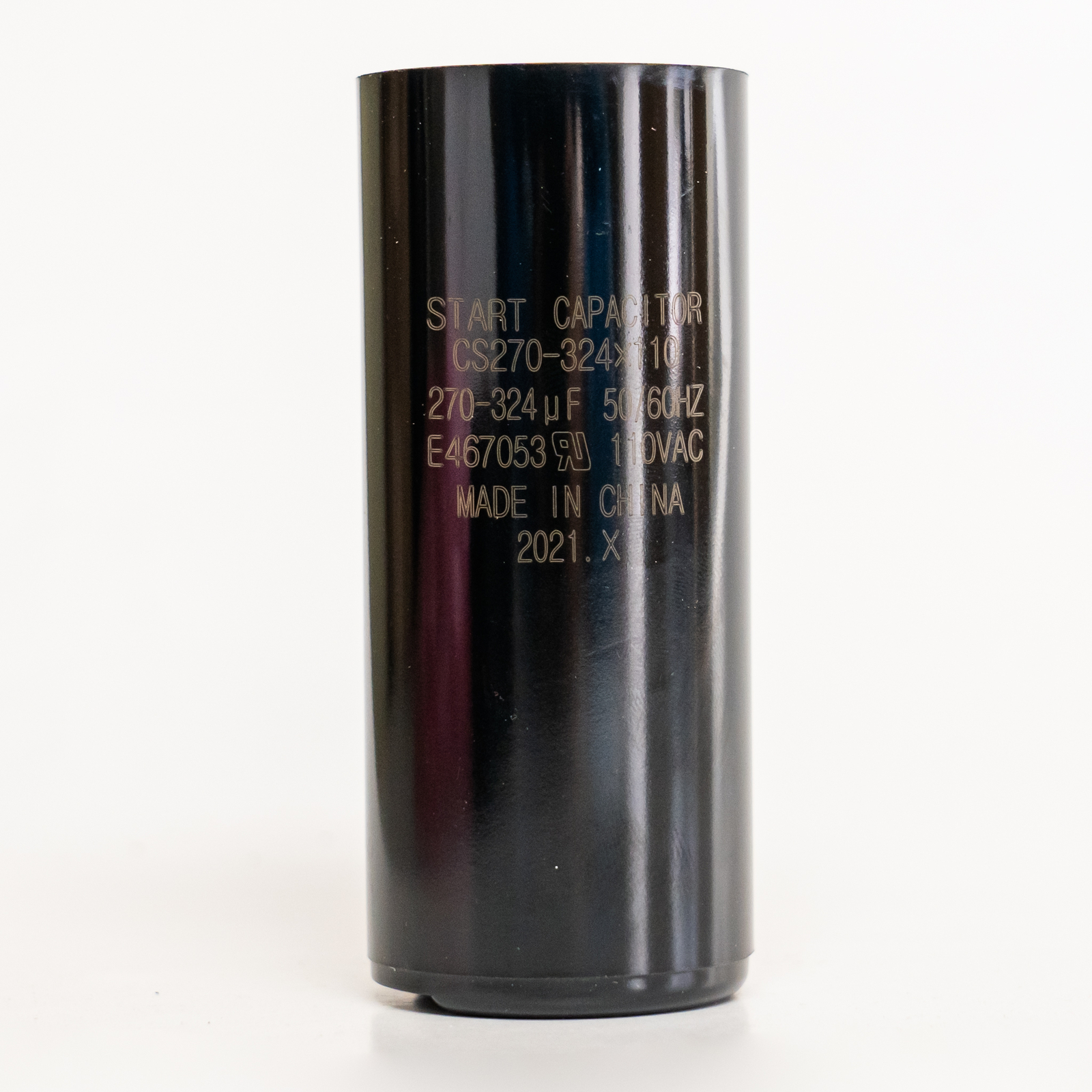 Supco Motor Start Capacitor 270-324 MFD UF / 110 VAC