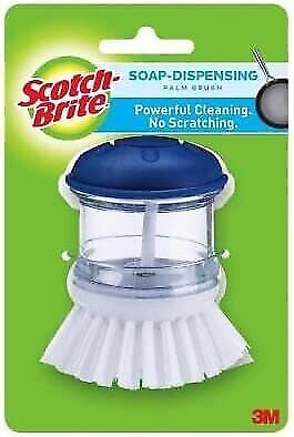 3M Scotch-Brite 4 in. W Plastic Dish Brush