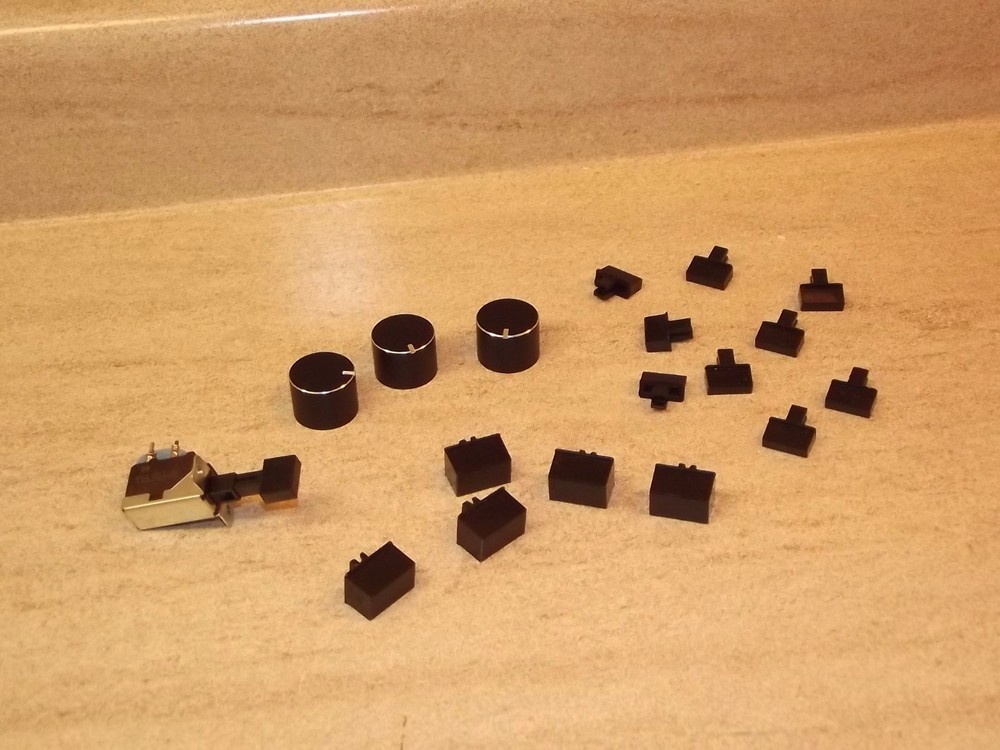 Philips PA-1000B Preamplifier Original Power Switch and Knobs Part