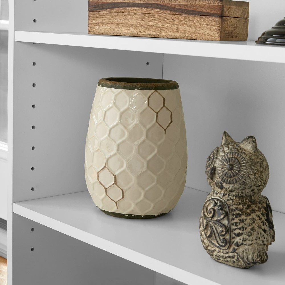 3-Shelf Bookcase with Adjustable Shelves, White