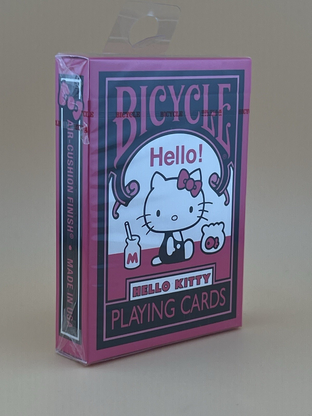 Bicycle Hello Kitty Playing Cards, Black & Pink, 1 Deck New Sealed