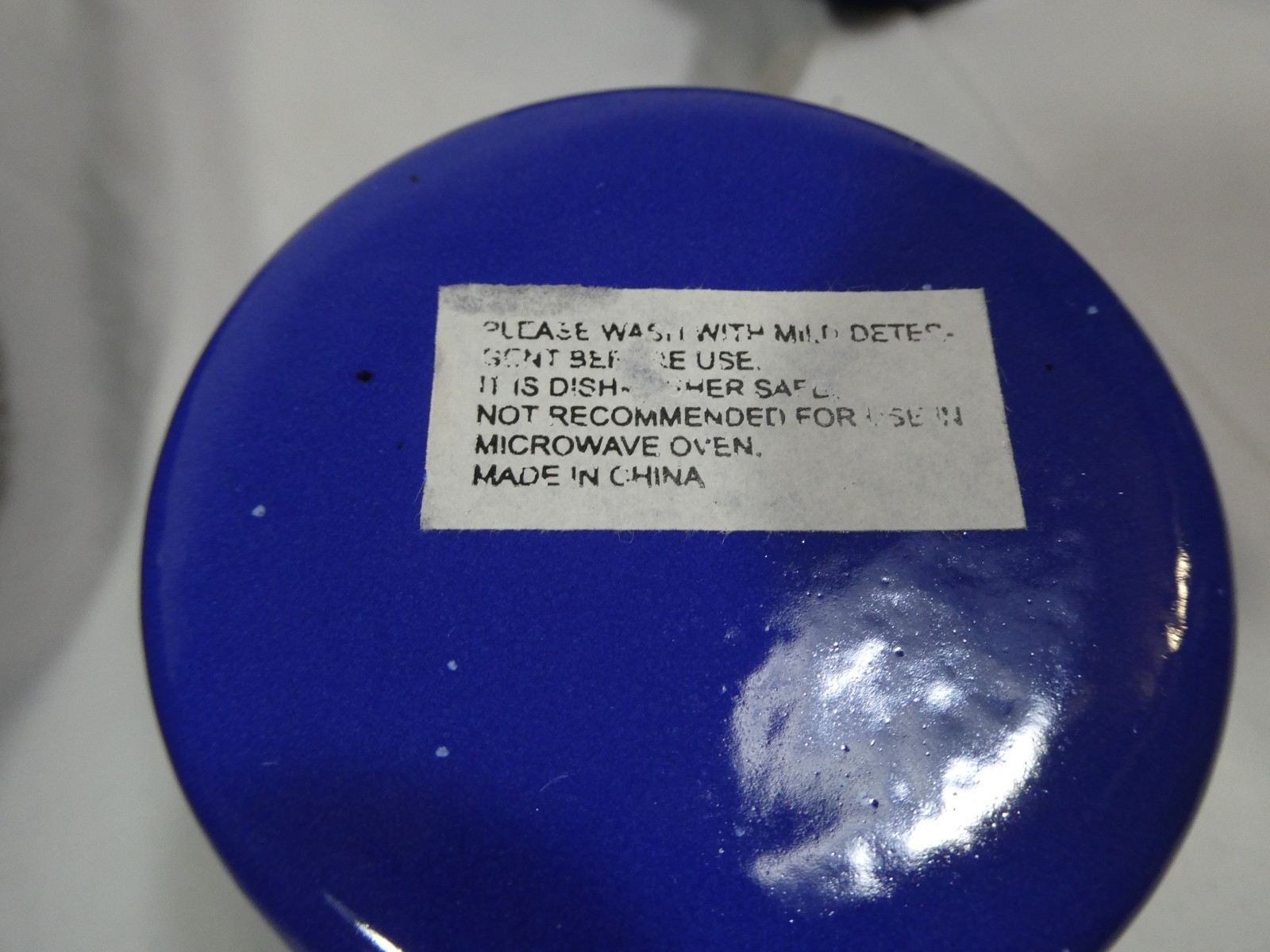 24 pc Marlboro Miles MESS KIT Plates Bowls Cups MORNING SKY Enamel BLUE SPECKLED