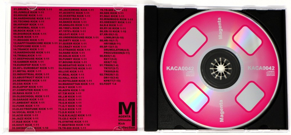 Kaeru Cafe Ultimate Kick Collection Sample Library/Sound Library/Sampling CD