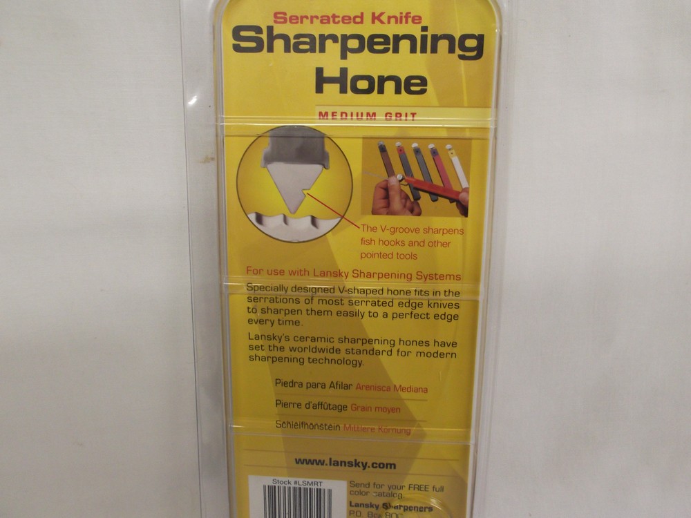 LANSKY Blade Knife Sharpener Serrated Replacement Hone Medium Tan LSMRT