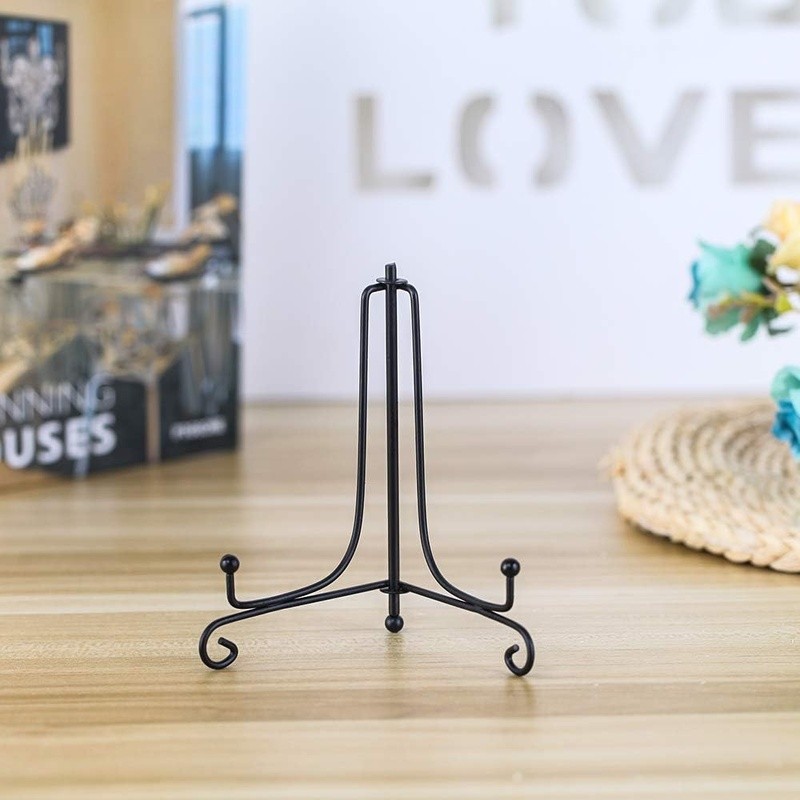 Metal Adjustable Display Stand Foldable Elegant Support Gallery Cafe Office New