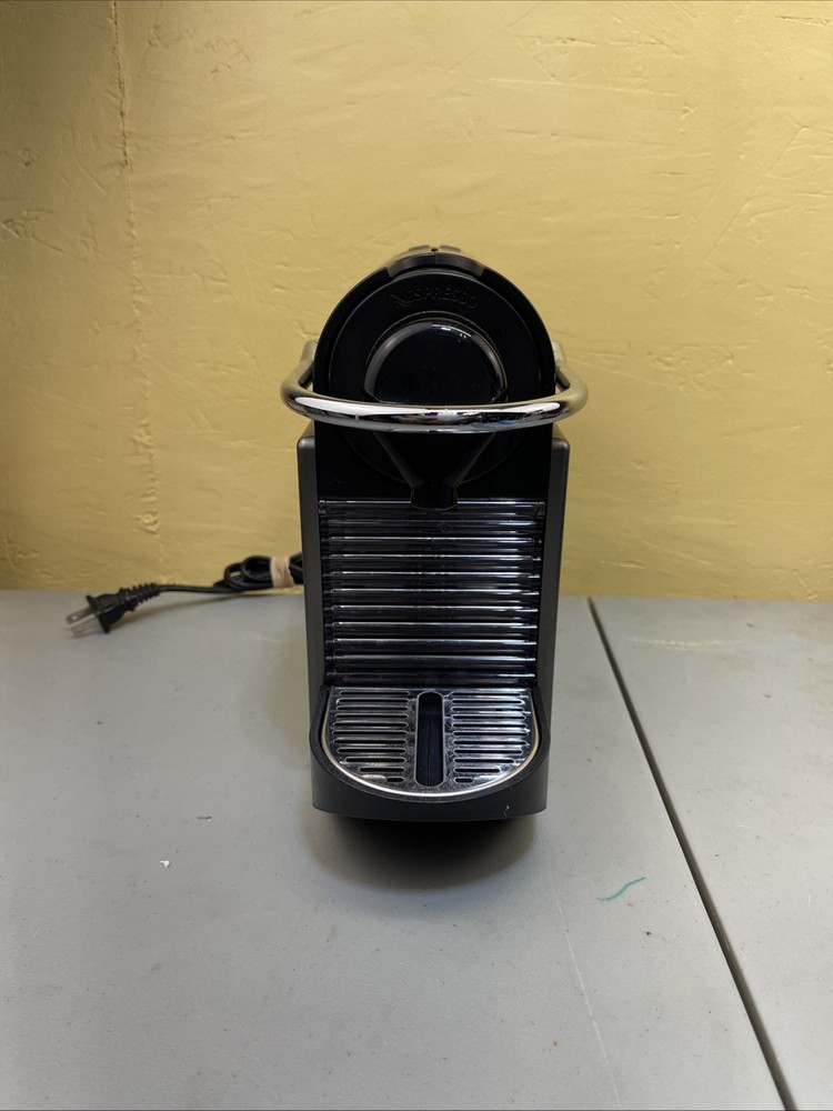 Nespresso Pixie C61 Espresso/Coffee Maker/Machine Black Cleaned/Tested