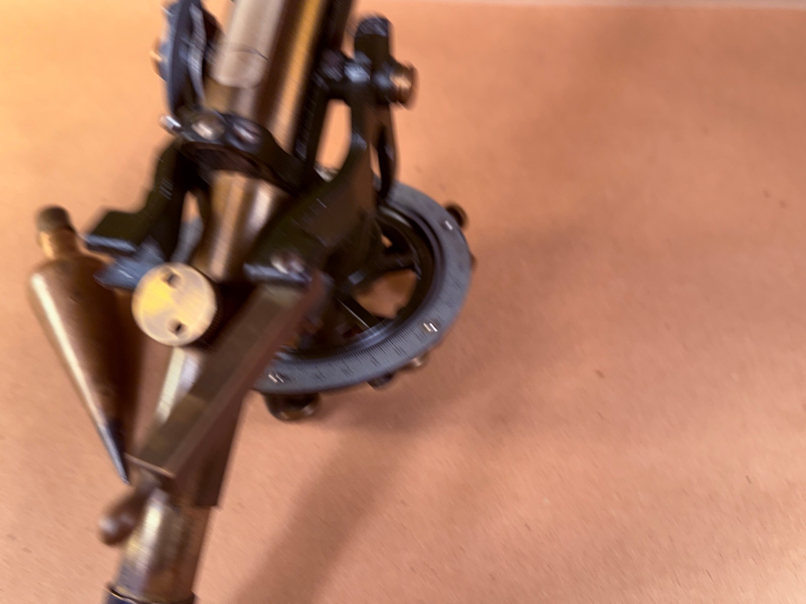 Vintage Brass Model 304.1 Sears Craftsman Farm Level Transit Surveyor w/ Case