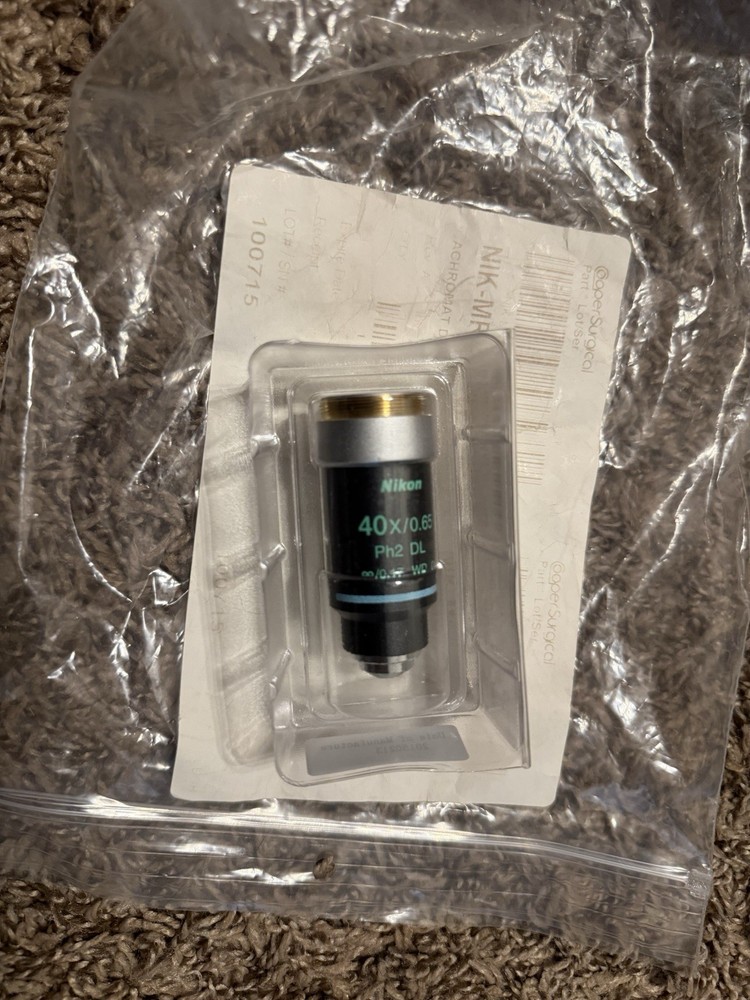 Nikon Microscope Objective 40x Ph2 DL Phase Contrast