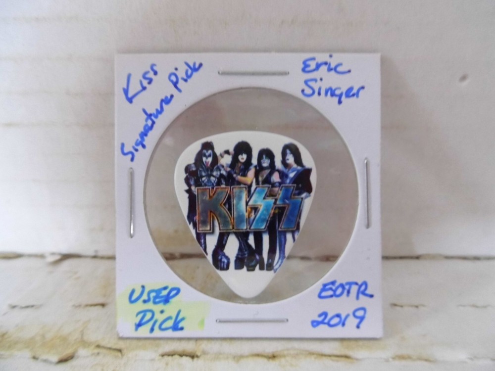 KISS "ERIC SINGER" 2019 GUITAR PICK~READ DESCRIPTION #13~16