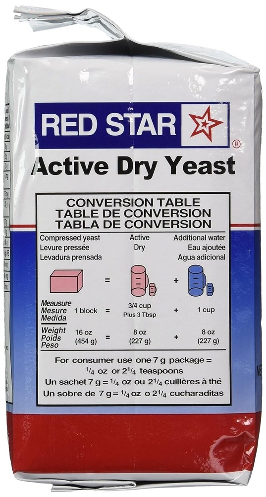 High-Quality Active Dry Yeast - 2 lb Pouch for Consistent Baking Success