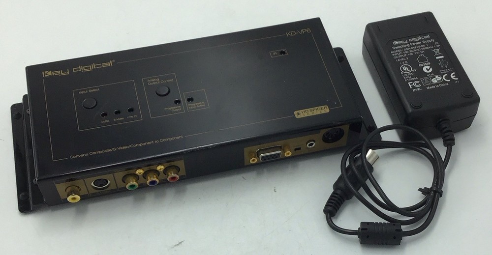 Key Digital KD-VP6 Video Switcher and Processor W/Power Supply A683