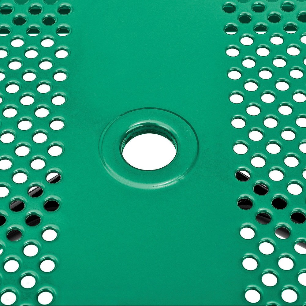 72" Rectangular Picnic Table Surface Mount Green