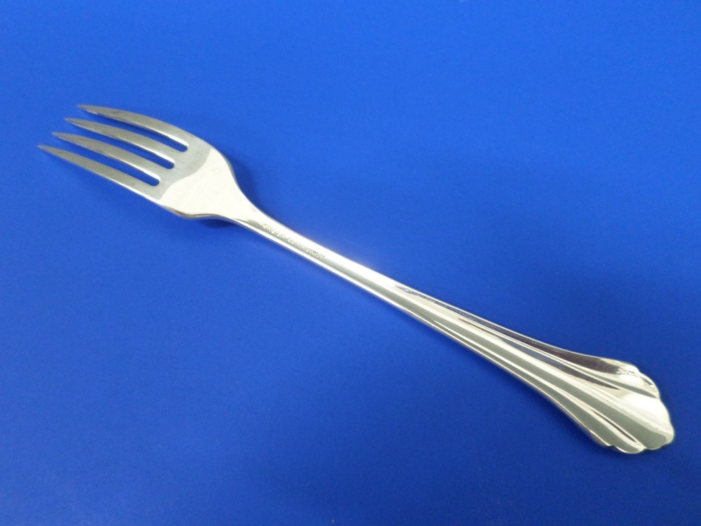 4 - Oneida Community SILVER CLARETTE Glossy Silverplate Flatware DINNER FORKS